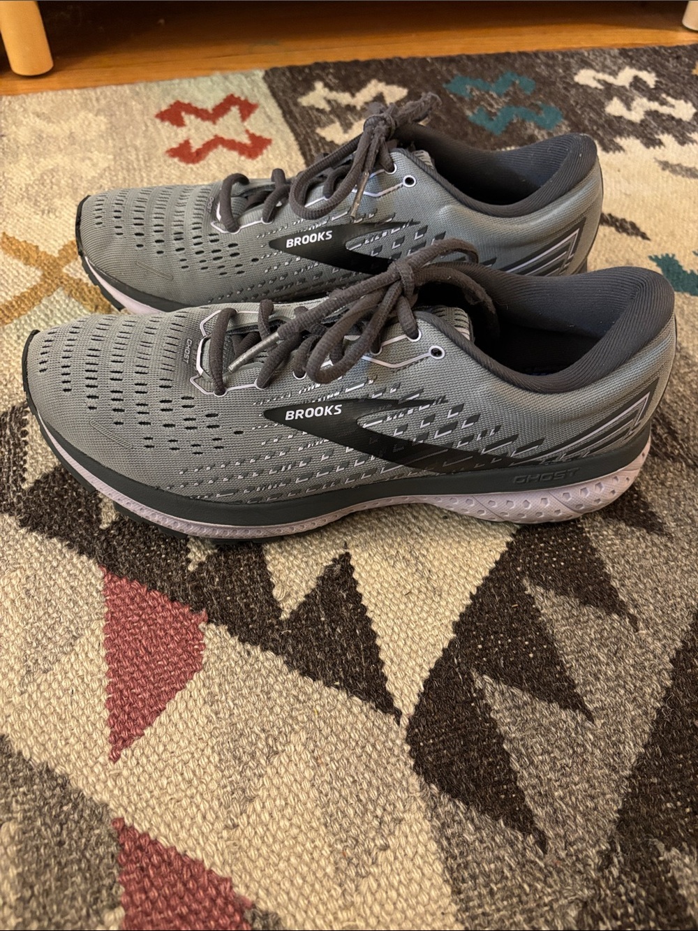 Brooks Women’s Gray and Black Ghost 13 Running Shoes